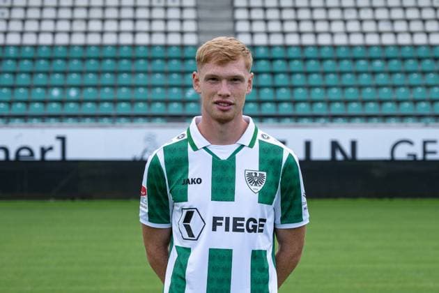 Luca Bolay SC Preußen Münster 2 Bundesliga, portrait date 2024 2025 Copyright: xKirchner-Media THx