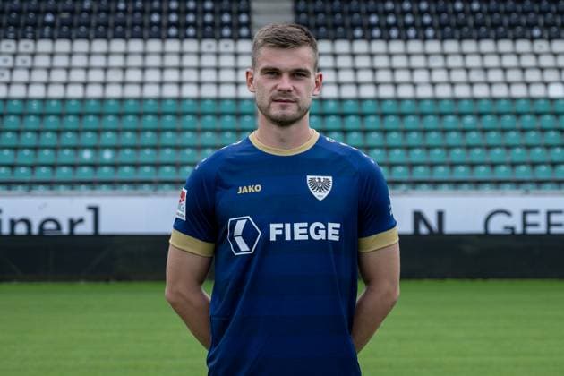Morten Behrens SC Preußen Münster 2 Bundesliga, portrait date 2024 2025 Copyright: xKirchner-Media THx