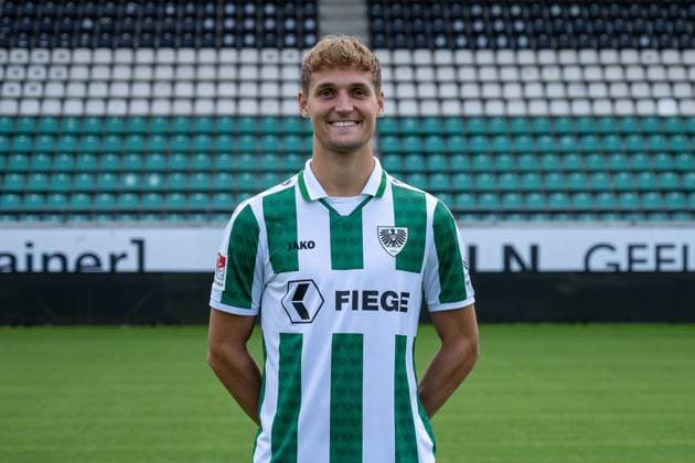 Lukas Frenkert SC Preußen Münster, 2 Bundesliga, portrait date 2024 2025 Copyright: xKirchner-Media THx