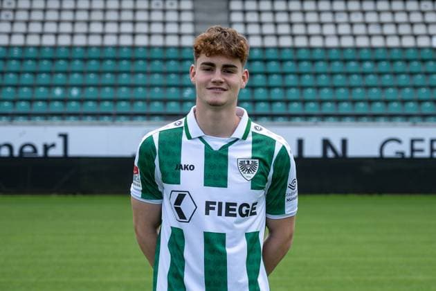 Jakob Korte SC Preußen Münster 2 Bundesliga, portrait date 2024 2025 Copyright: xKirchner-Media THx