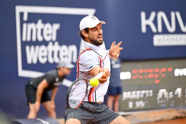 TENNIS - ATP, Tennis Herren Generali Open 2024 KITZBUEHEL,AUSTRIA,24.JUL.24 - TENNIS - ATP World Tour, Generali Open. Image shows Nicolas Moreno de Alboran (USA).  GEPAxpictures xDanielxSchoenherr