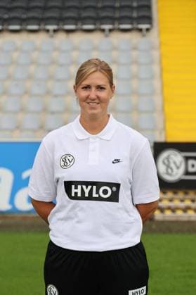Head physiotherapist Melanie Hubert SV 07 Elversberg 2 Bundesliga, portrait appointment 2024 2025 Elversberg Ursapharm Arena an der Kaiserlinde Saarland Germany EN Copyright: xSebastianxBachx