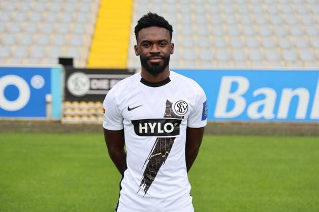 Joseph Boyamba SV 07 Elversberg 2 Bundesliga, portrait date 2024 2025 Elversberg Ursapharm Arena an der Kaiserlinde Saarland Germany EN Copyright: xSebastianxBachx