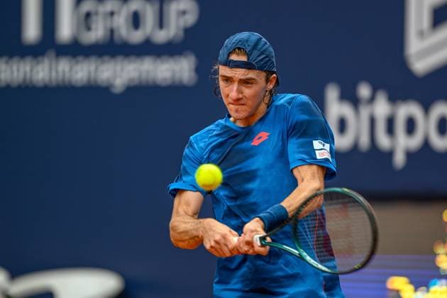 TENNIS - ATP, Tennis Herren Generali Open 2024 KITZBUEHEL,AUSTRIA,24.JUL.24 - TENNIS - ATP World Tour, Generali Open. Image shows Lukas Neumayer (AUT).  GEPAxpictures xDanielxSchoenherr