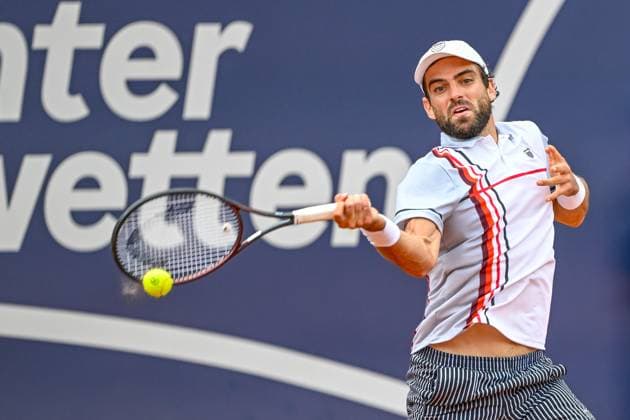 TENNIS - ATP, Tennis Herren Generali Open 2024 KITZBUEHEL,AUSTRIA,24.JUL.24 - TENNIS - ATP World Tour, Generali Open. Image shows Nicolas Moreno de Alboran (USA).  GEPAxpictures xDanielxSchoenherr