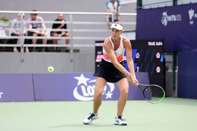 WARSZAWA 24.07.2024 TURNIEJ WTA, Tennis Damen 125 POLISH OPEN --- TENNIS TOURNAMENT WTA 125 POLISH OPEN IN WARSAW GINA FEISTEL FOT. PIOTR KUCZA FOTOPYK NEWSPIX.PL --- Newspix.pl  240724PYK0077
