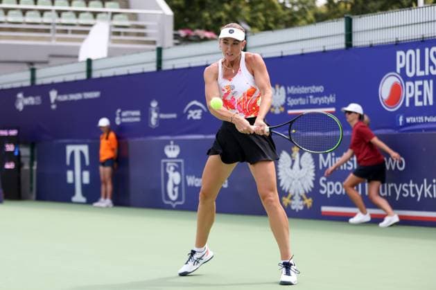 WARSZAWA 24.07.2024 TURNIEJ WTA, Tennis Damen 125 POLISH OPEN --- TENNIS TOURNAMENT WTA 125 POLISH OPEN IN WARSAW GINA FEISTEL FOT. PIOTR KUCZA FOTOPYK NEWSPIX.PL --- Newspix.pl  240724PYK0081