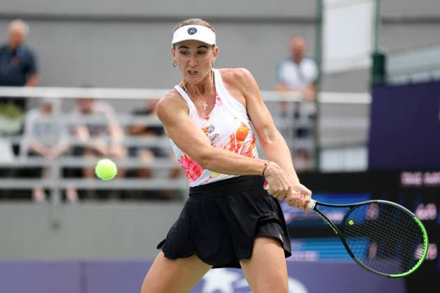 WARSZAWA 24.07.2024 TURNIEJ WTA, Tennis Damen 125 POLISH OPEN --- TENNIS TOURNAMENT WTA 125 POLISH OPEN IN WARSAW GINA FEISTEL FOT. PIOTR KUCZA FOTOPYK NEWSPIX.PL --- Newspix.pl  240724PYK0082