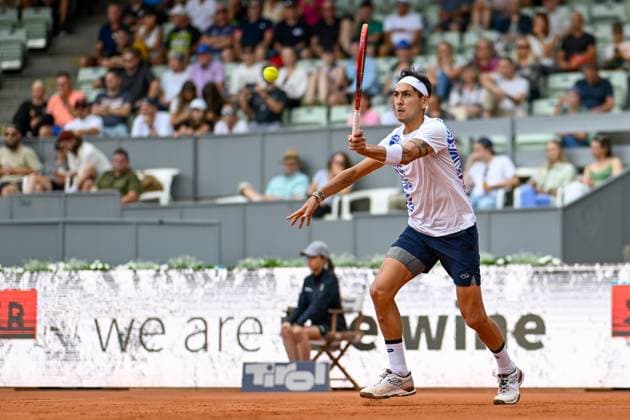 TENNIS - ATP, Tennis Herren Generali Open 2024 KITZBUEHEL,AUSTRIA,24.JUL.24 - TENNIS - ATP World Tour, Generali Open. Image shows Alejandro Tabilo (CHI).  GEPAxpictures xDanielxSchoenherr