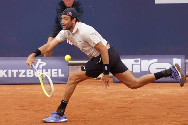 Generali Open ATP 250 2024 Kitzbühel, 24 07 2024 Matteo Berrettini ITA, Italy Generali Open 2024, ATP 250, Sportpark Kitzbühel on 24 07 2024, Kitzbühel Copyright: xBEAUTIFULxSPORTSx Pajonkx