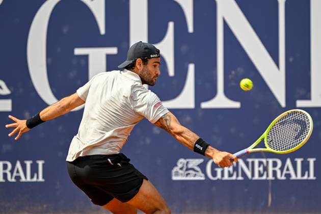 TENNIS - ATP, Tennis Herren Generali Open 2024 KITZBUEHEL,AUSTRIA,24.JUL.24 - TENNIS - ATP World Tour, Generali Open. Image shows Matteo Berrettini (ITA).  GEPAxpictures xDanielxSchoenherr