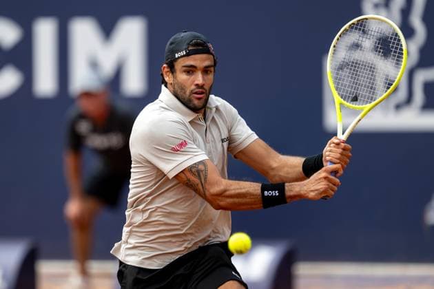 TENNIS - ATP, Tennis Herren Generali Open 2024 KITZBUEHEL,AUSTRIA,24.JUL.24 - TENNIS - ATP World Tour, Generali Open. Image shows Matteo Berrettini (ITA).  GEPAxpictures xDanielxSchoenherr