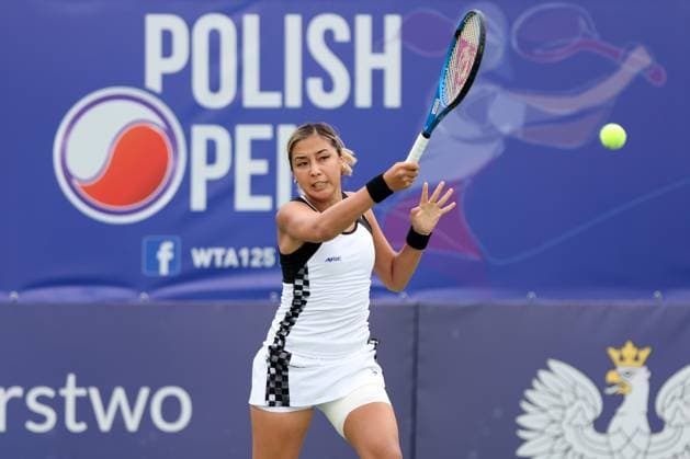 WARSZAWA 24.07.2024 TURNIEJ WTA, Tennis Damen 125 POLISH OPEN --- TENNIS TOURNAMENT WTA 125 POLISH OPEN IN WARSAW ZARINA DIYAS FOT. PIOTR KUCZA FOTOPYK 