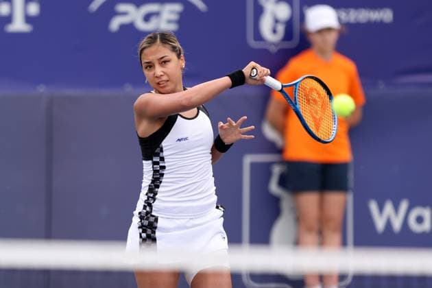 WARSZAWA 24.07.2024 TURNIEJ WTA, Tennis Damen 125 POLISH OPEN --- TENNIS TOURNAMENT WTA 125 POLISH OPEN IN WARSAW ZARINA DIYAS FOT. PIOTR KUCZA FOTOPYK 