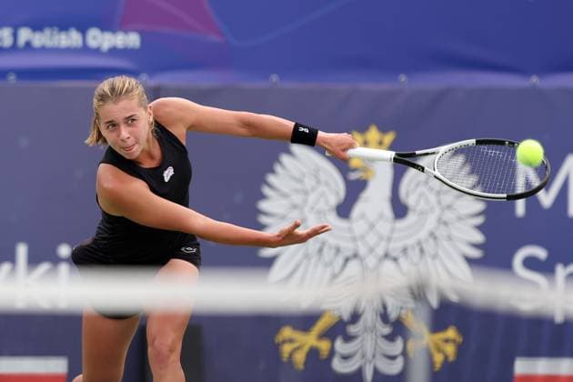 WARSZAWA 24.07.2024 TURNIEJ WTA, Tennis Damen 125 POLISH OPEN --- TENNIS TOURNAMENT WTA 125 POLISH OPEN IN WARSAW MAJA CHWALINSKA FOT. PIOTR KUCZA FOTOPYK 