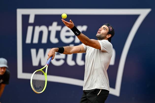 TENNIS - ATP, Tennis Herren Generali Open 2024 KITZBUEHEL,AUSTRIA,24.JUL.24 - TENNIS - ATP World Tour, Generali Open. Image shows Matteo Berrettini (ITA).  GEPAxpictures xDanielxSchoenherr