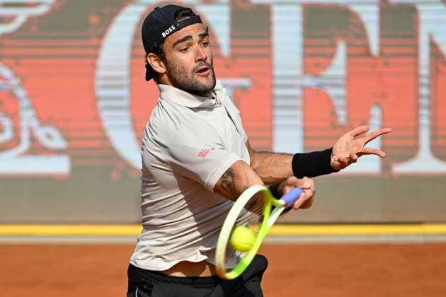 TENNIS - ATP, Tennis Herren Generali Open 2024 KITZBUEHEL,AUSTRIA,24.JUL.24 - TENNIS - ATP World Tour, Generali Open. Image shows Matteo Berrettini (ITA).  GEPAxpictures xDanielxSchoenherr