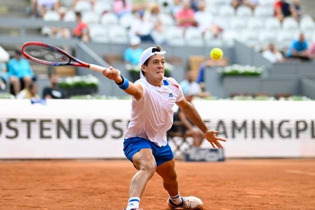 TENNIS - ATP, Tennis Herren Generali Open 2024 KITZBUEHEL,AUSTRIA,24.JUL.24 - TENNIS - ATP World Tour, Generali Open. Image shows Sebastian Baez (ARG).  GEPAxpictures xDanielxSchoenherr