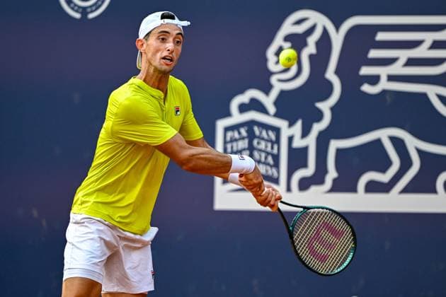 TENNIS - ATP, Tennis Herren Generali Open 2024 KITZBUEHEL,AUSTRIA,24.JUL.24 - TENNIS - ATP World Tour, Generali Open. Image shows Thiago Agustin Tirante (ARG).  GEPAxpictures xDanielxSchoenherr