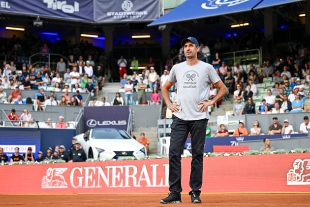 TENNIS - ATP, Tennis Herren Generali Open 2024 KITZBUEHEL,AUSTRIA,24.JUL.24 - TENNIS - ATP World Tour, Generali Open. Image shows Philipp Oswald (AUT).  GEPAxpictures xDanielxSchoenherr