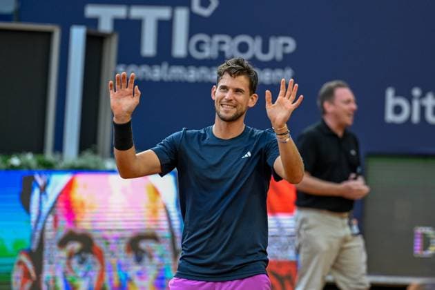 TENNIS - ATP, Tennis Herren Generali Open 2024 KITZBUEHEL,AUSTRIA,24.JUL.24 - TENNIS - ATP World Tour, Generali Open. Image shows Dominic Thiem (AUT).  GEPAxpictures xDanielxSchoenherr