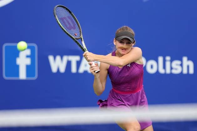 Sport Bilder des Tages WARSZAWA 24.07.2024 TURNIEJ WTA, Tennis Damen 125 POLISH OPEN --- TENNIS TOURNAMENT WTA 125 POLISH OPEN IN WARSAW LINDA KLIMOVICOVA FOT. PIOTR KUCZA FOTOPYK NEWSPIX.PL --- Newspix.pl  240724PYK076