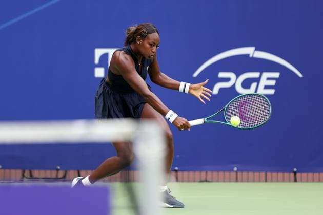 WARSZAWA 24.07.2024 TURNIEJ WTA, Tennis Damen 125 POLISH OPEN --- TENNIS TOURNAMENT WTA 125 POLISH OPEN IN WARSAW ALYCIA PARKS FOT. PIOTR KUCZA FOTOPYK NEWSPIX.PL --- Newspix.pl  240724PYK093