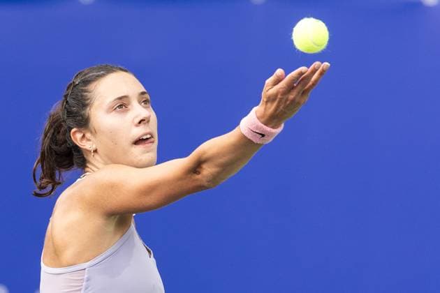Polish Open 2024 Mariam Bolkvadze during WTA, Tennis Damen 125 Polish Open 2024 tennis tournament in Warsaw, Poland on 24 July, 2024. Warsaw Poland  Copyright: xFotoxOlimpikx originalFilename:jastrzebowski-wta125po240724_npKmx.jpg