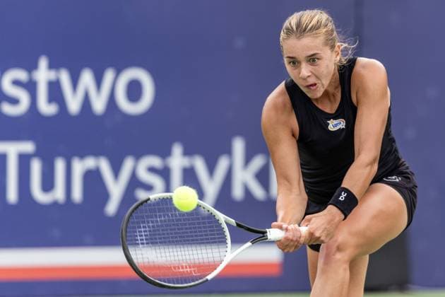Polish Open 2024 Maja Chwalinska during WTA, Tennis Damen 125 Polish Open 2024 tennis tournament in Warsaw, Poland on 24 July, 2024. Warsaw Poland  Copyright: xFotoxOlimpikx originalFilename:jastrzebowski-wta125po240724_npfhm.jpg