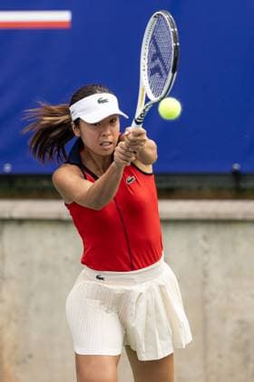 Polish Open 2024 Mai Hontama during WTA, Tennis Damen 125 Polish Open 2024 tennis tournament in Warsaw, Poland on 24 July, 2024. Warsaw Poland  Copyright: xFotoxOlimpikx originalFilename:jastrzebowski-wta125po240724_npjLF.jpg