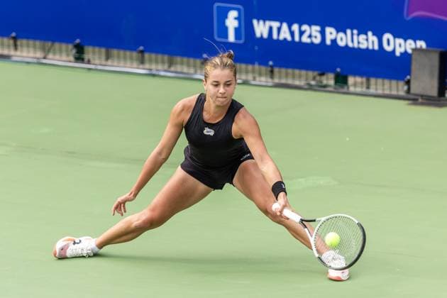 Polish Open 2024 Maja Chwalinska during WTA, Tennis Damen 125 Polish Open 2024 tennis tournament in Warsaw, Poland on 24 July, 2024. Warsaw Poland  Copyright: xFotoxOlimpikx originalFilename:jastrzebowski-wta125po240724_npRO6.jpg