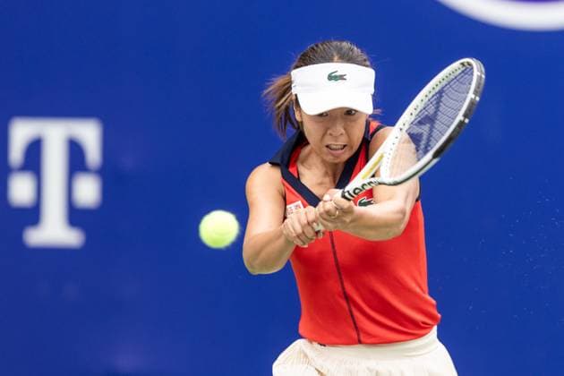 Polish Open 2024 Mai Hontama during WTA, Tennis Damen 125 Polish Open 2024 tennis tournament in Warsaw, Poland on 24 July, 2024. Warsaw Poland  Copyright: xFotoxOlimpikx originalFilename:jastrzebowski-wta125po240724_npTA6.jpg