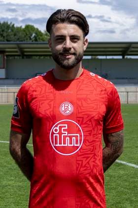 Jose Enrique Rios Alonso Rot Weiss Essen 3 Liga, portrait date 2024 2025