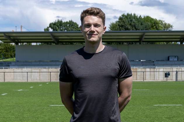 Tobias Schmidt Rot Weiss Essen 3 Liga, portrait date 2024 2025