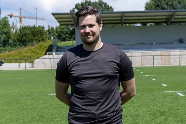 Niklas Trottenberg Rot Weiss Essen 3 Liga, portrait date 2024 2025