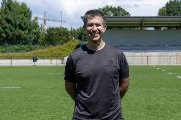 Dr. Markus Faghih Rot Weiss Essen 3 Liga, portrait date 2024 2025
