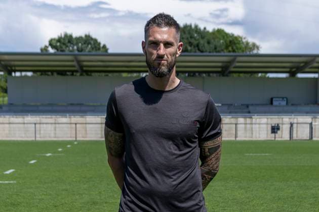 Manuel Lenz Rot Weiss Essen 3 Liga, portrait date 2024 2025