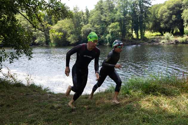 Mexican Triathlon Team s Swimming Training In Galicia For The Olympics Rosa Maria Tapia Vidal, member of the Mexican triathlon team, is swimming during their training for the Paris Olympic Games, Olympische Spiele, Olympia, OS in Lugo, Galicia, Spain, on July 24, 2024. Lugo, Galicia Spain Copyright: xCristianxLeyvax originalFilename:leyva-notitle240724_npwtN.jpg