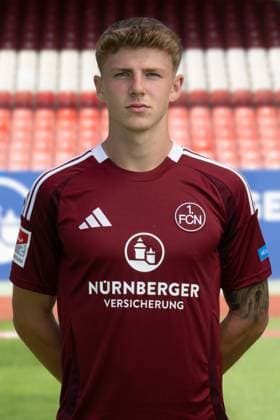 08 07 2024 1 FC Nuremberg FCN Club 2 Football Bundesliga BL Season 2024 2025 Photo appointment Portrait appointment Presentation Press appointment Single photo Single photo Portrait Portrait Headshot Finn Jeltsch 4, 1 FC Nuremberg FCN
