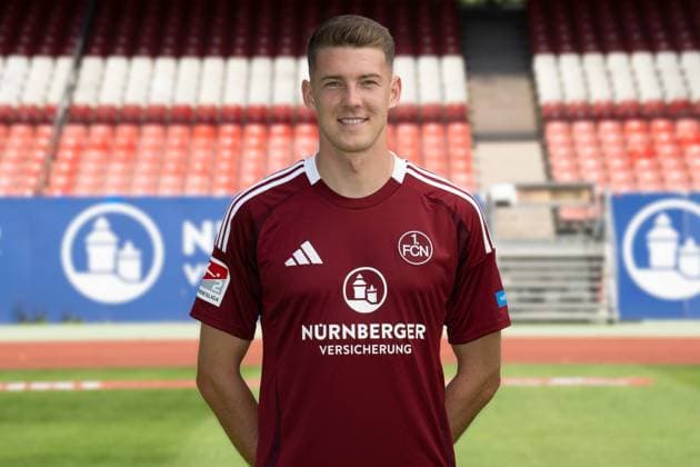 08 07 2024 1 FC Nuremberg FCN Club 2 Football Bundesliga BL Season 2024 2025 Photo appointment Portrait appointment Presentation Press appointment Single photo Single photo Portrait Portrait Headshot Florian Flick 6, 1 FC Nuremberg FCN