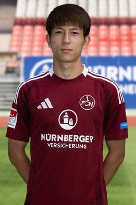 08 07 2024 1 FC Nuremberg FCN Club 2 Football Bundesliga BL Season 2024 2025 Photo appointment Portrait appointment Presentation Press appointment Single photo Single photo Portrait Portrait Headshot Kanji Okunuki 11, 1 FC Nuremberg FCN