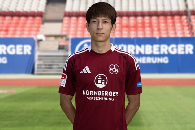 08 07 2024 1 FC Nuremberg FCN Club 2 Football Bundesliga BL Season 2024 2025 Photo appointment Portrait appointment Presentation Press appointment Single photo Single photo Portrait Portrait Headshot Kanji Okunuki 11, 1 FC Nuremberg FCN