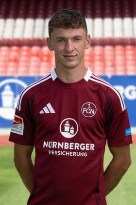 08 07 2024 1 FC Nuremberg FCN Club 2 Football Bundesliga BL Season 2024 2025 Photo appointment Portrait appointment Presentation Press appointment Single photo Single photo Portrait Portrait Headshot Benjamin Goller 14, 1 FC Nuremberg FCN