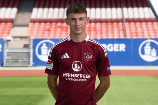 08 07 2024 1 FC Nuremberg FCN Club 2 Football Bundesliga BL Season 2024 2025 Photo appointment Portrait appointment Presentation Press appointment Single photo Single photo Portrait Portrait Headshot Benjamin Goller 14, 1 FC Nuremberg FCN