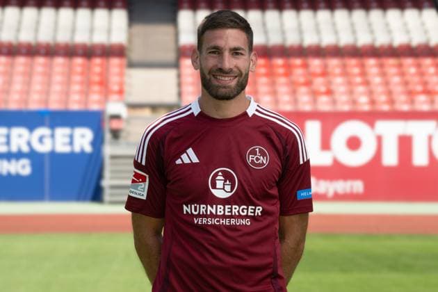 08 07 2024 1 FC Nuremberg FCN Club 2 Football Bundesliga BL Season 2024 2025 Photo appointment Portrait appointment Presentation Press appointment Single photo Single photo Portrait Portrait Headshot Enrico Valentini 22, 1 FC Nuremberg FCN
