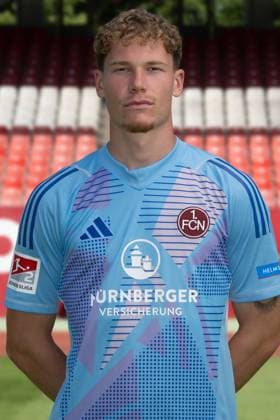 08 07 2024 1 FC Nuremberg FCN Club 2 Football Bundesliga BL Season 2024 2025 Photo appointment Portrait appointment Presentation Press appointment Single photo Single photo Portrait Portrait Headshot Nicolas Ortegel 39, 1 FC Nuremberg FCN