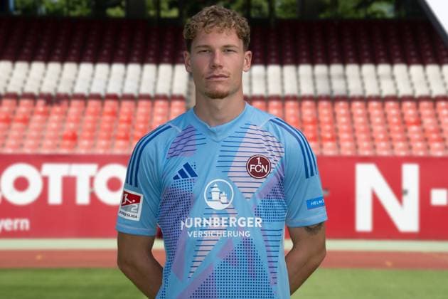 08 07 2024 1 FC Nuremberg FCN Club 2 Football Bundesliga BL Season 2024 2025 Photo appointment Portrait appointment Presentation Press appointment Single photo Single photo Portrait Portrait Headshot Nicolas Ortegel 39, 1 FC Nuremberg FCN