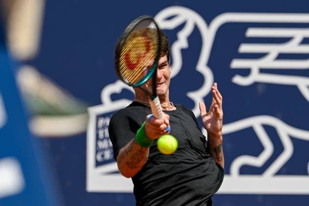 TENNIS - ATP, Tennis Herren Generali Open 2024 KITZBUEHEL,AUSTRIA,25.JUL.24 - TENNIS - ATP World Tour, Generali Open. Image shows Thiago Seyboth Wild (BRA).  GEPAxpictures xDanielxSchoenherr