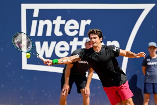 TENNIS - ATP, Tennis Herren Generali Open 2024 KITZBUEHEL,AUSTRIA,25.JUL.24 - TENNIS - ATP World Tour, Generali Open. Image shows Thiago Seyboth Wild (BRA).  GEPAxpictures xDanielxSchoenherr
