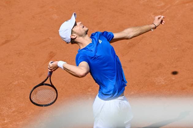 TENNIS - ATP, Tennis Herren Generali Open 2024 KITZBUEHEL,AUSTRIA,25.JUL.24 - TENNIS - ATP World Tour, Generali Open. Image shows Yannick Hanfmann (GER).  GEPAxpictures xDanielxSchoenherr